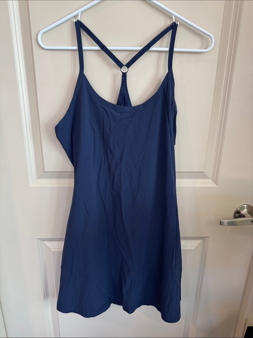 Outdoor Voices Navy Racerback Travel Dress